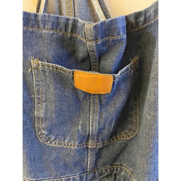 2xl xxl Denim Jean Overalls Distressed - Picture 2 of 9